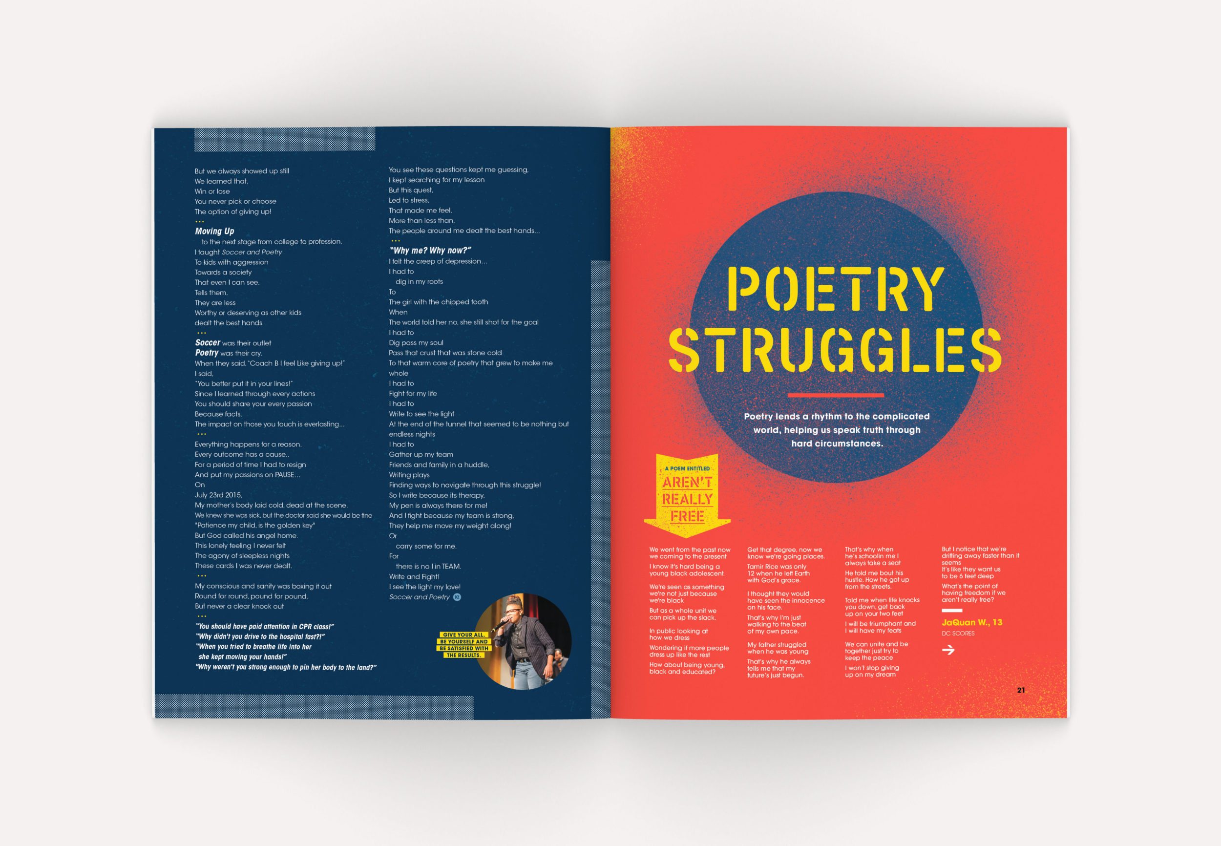 Neue Now Design Co / Dave Kriebel / America SCORES / Kicker! Magazine